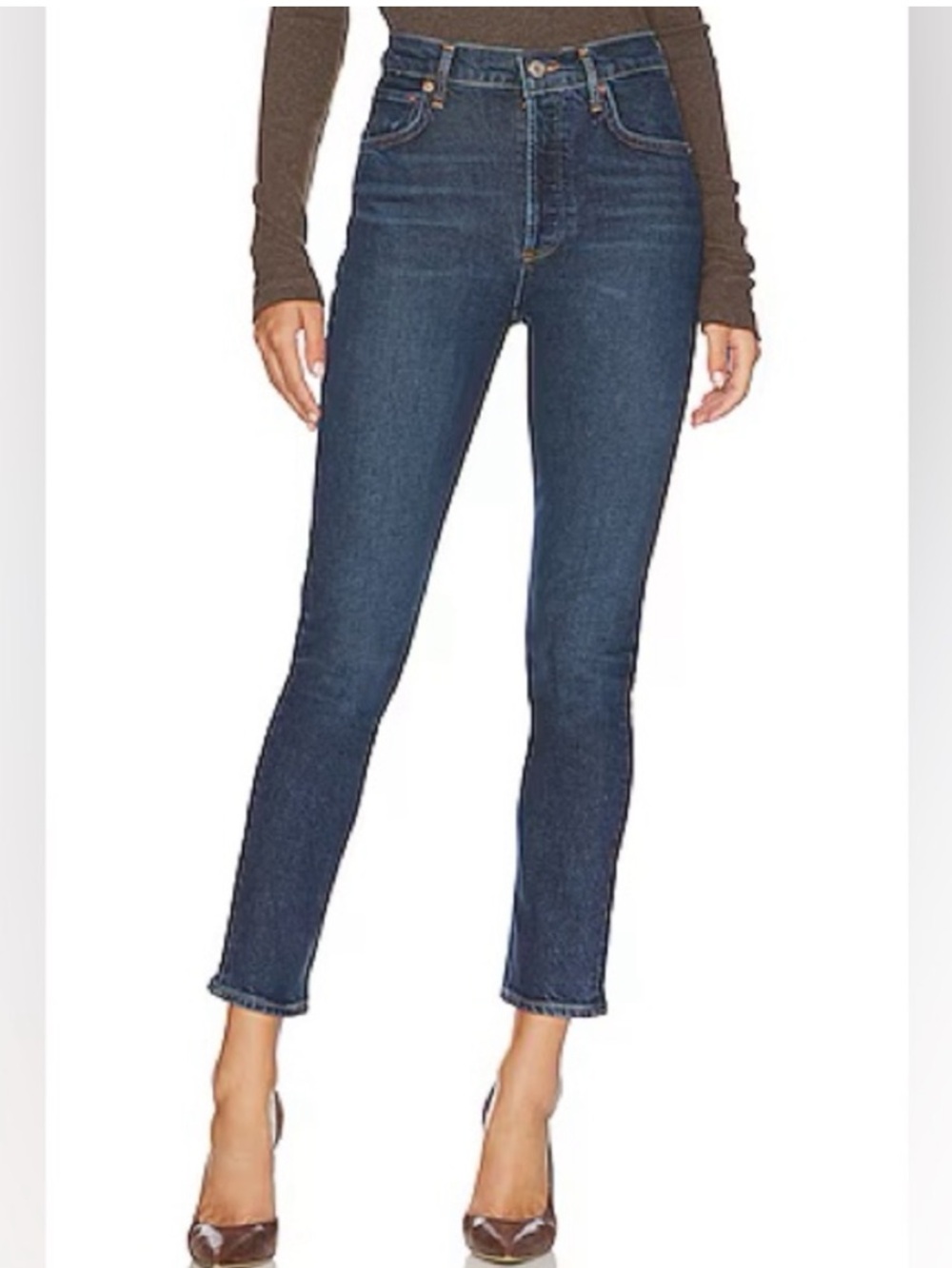 AGOLDE Sophie High Rise
Skinny Crop Jeans